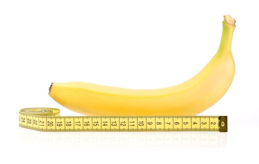 banana in centimeter simulirata povečanje penisa